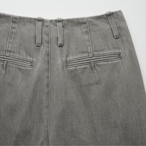 Denim Straight Pants - Picture 3 of 3